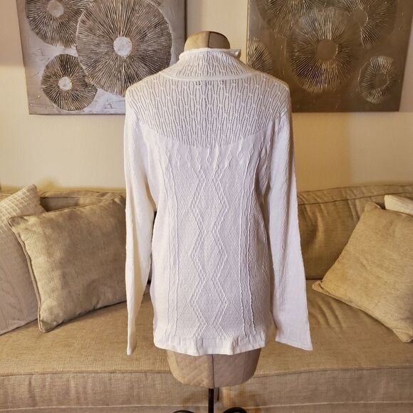 NIC+ZOE Flash Pointelle Detail Sweater - Picture 7 of 12